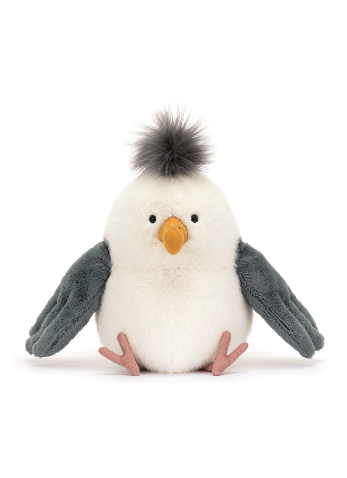 Jellycat Chip Seagull knuffell 25 cm - detail 4 wit
