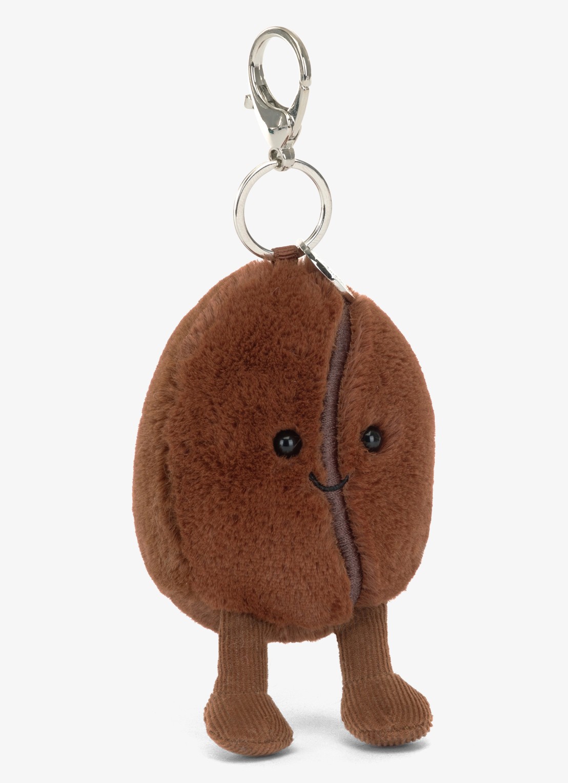 Jellycat Coffee Bean Bag Charm tasbedel - detail 5 bruin