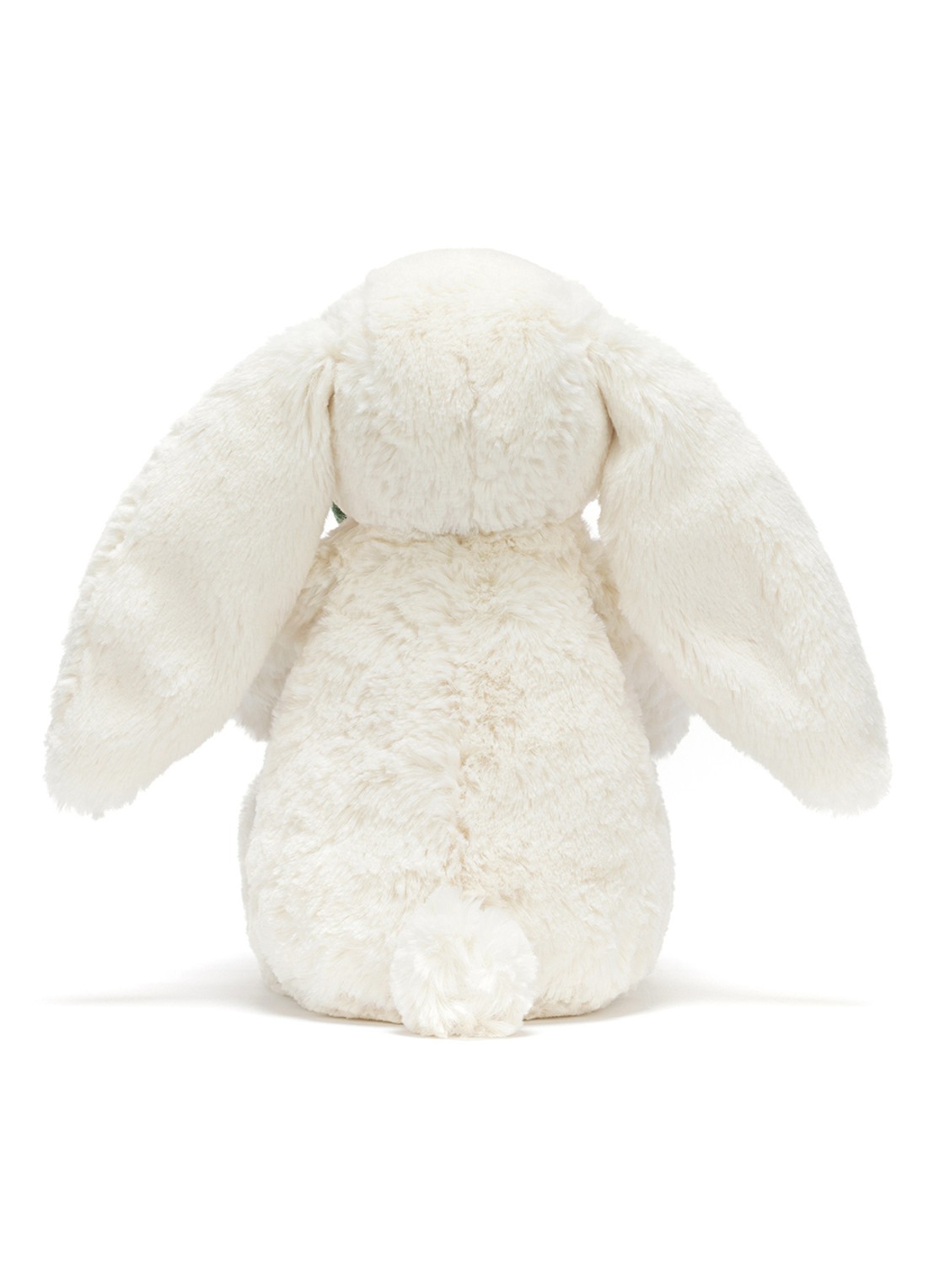 Jellycat Cream Bunny with Plant knuffel 31 cm  - achterkant 3 creme