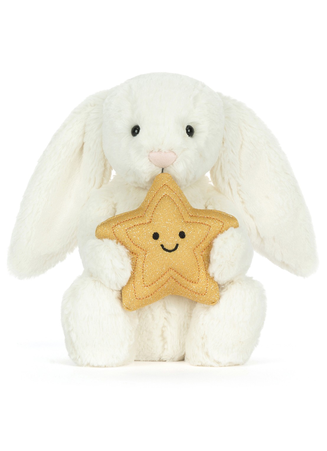 Jellycat Cream Bunny with Star knuffel 31 cm  - detail 3 multicolor