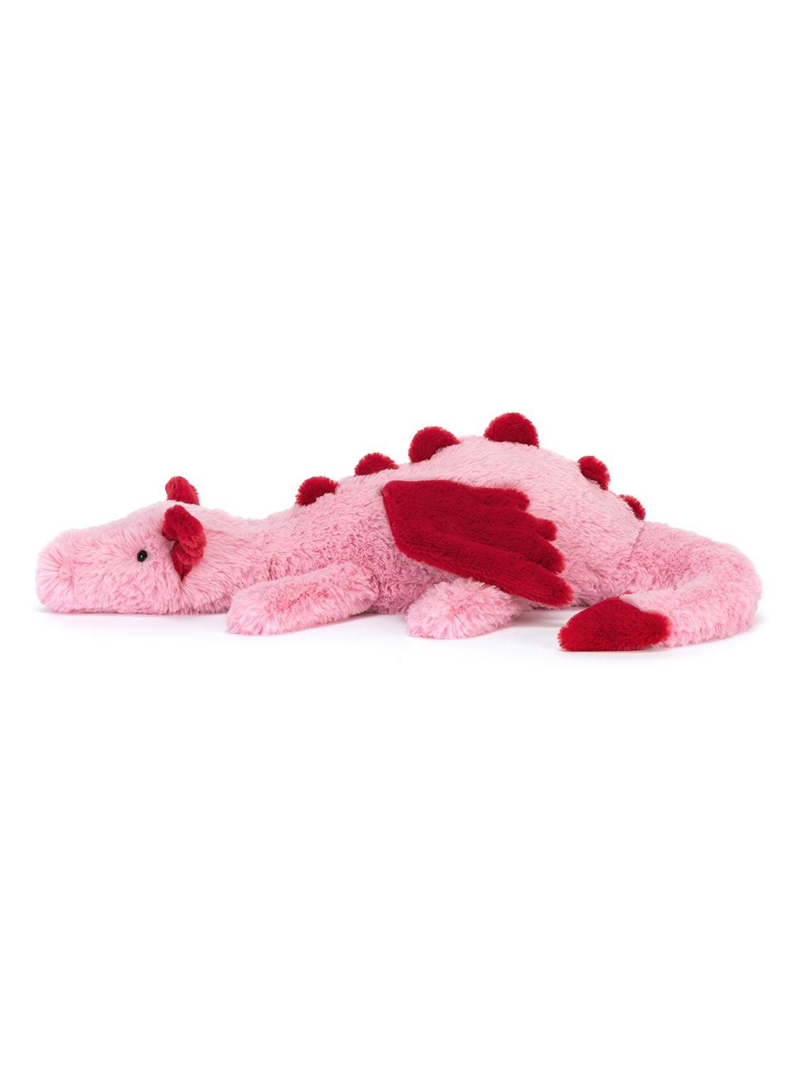 Jellycat Draak Knuffel 12 cm - detail 3 roze