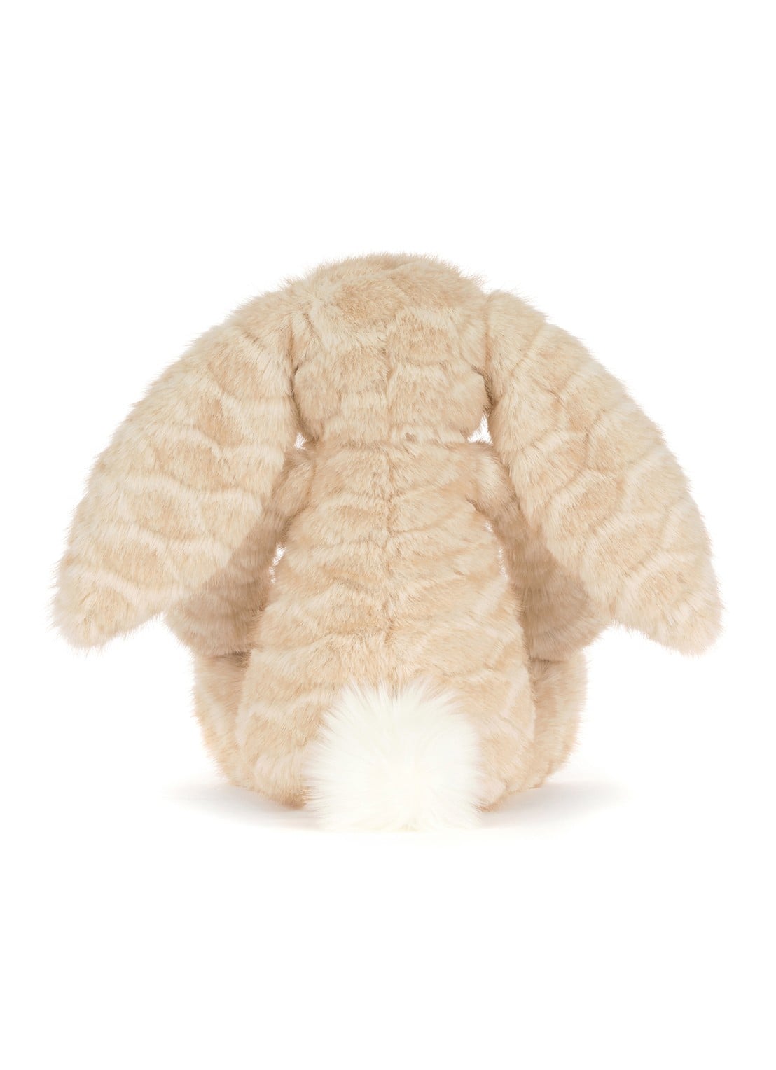 Jellycat Franilla Luxe Bunny Original knuffel 31 cm - achterkant 4 beige