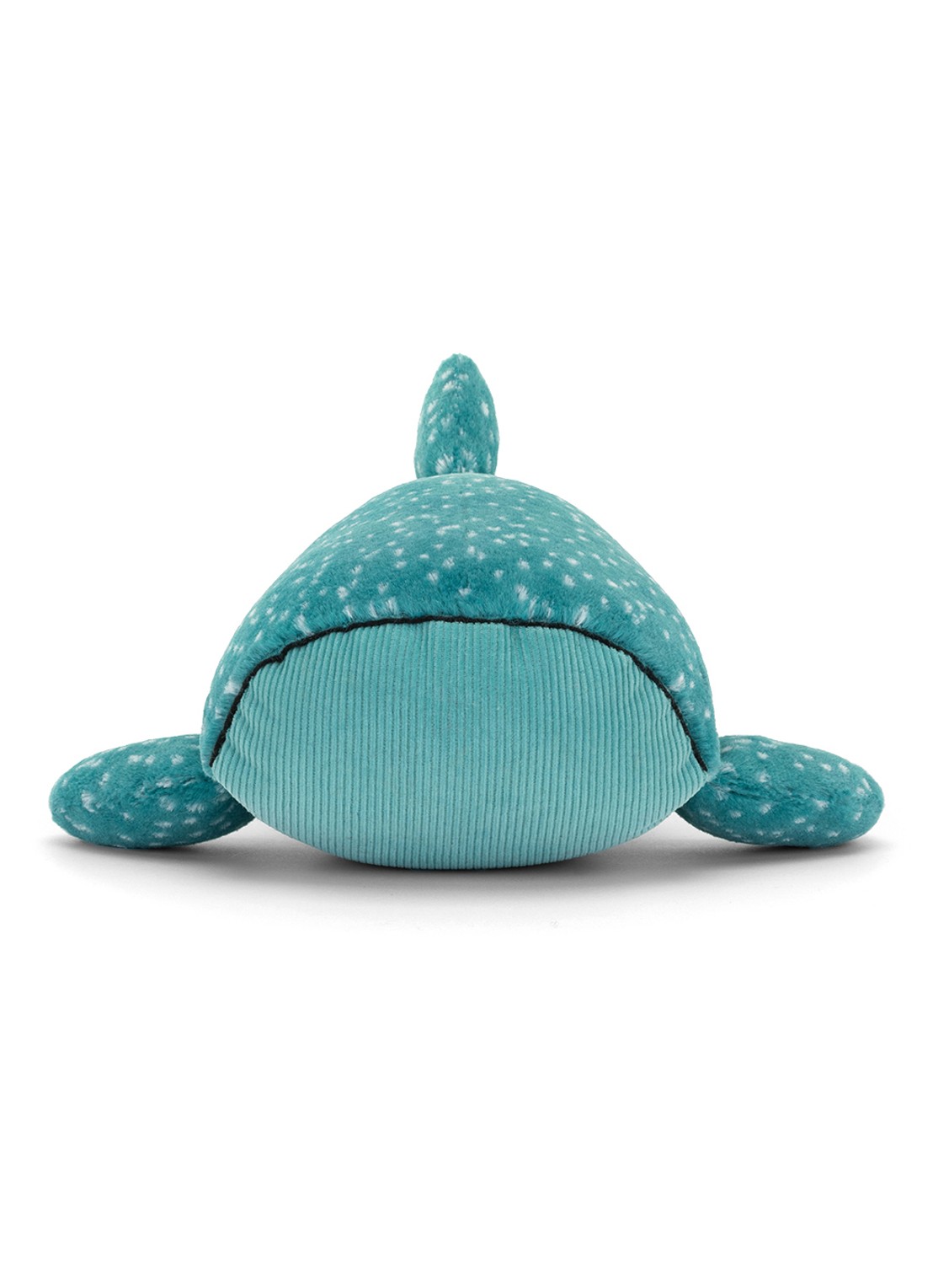 Jellycat Gobfrey Whale Shark knuffel 40 cm - detail 2 blauw