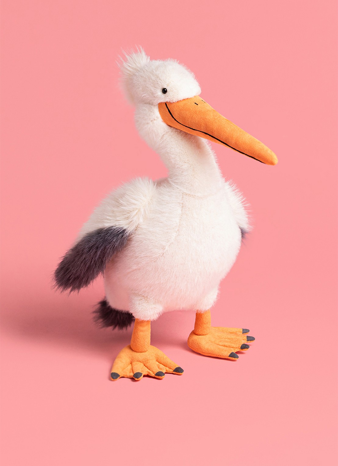 Jellycat Keli Pelican knuffel 29 cm - voorkant 2 multicolor