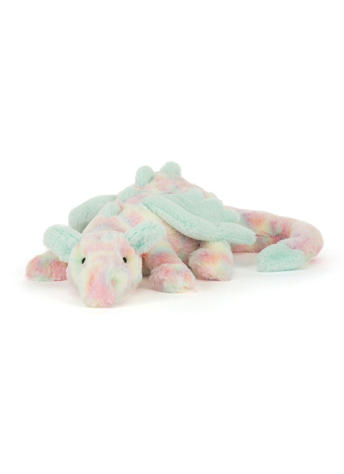 Jellycat Lazulia Draak knuffel 12 cm - voorkant 2 multicolor
