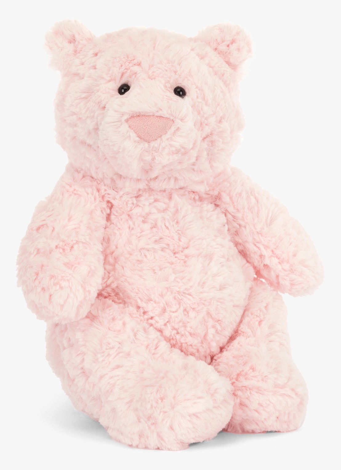 Jellycat Leola Bear Medium knuffel - detail lichtroze