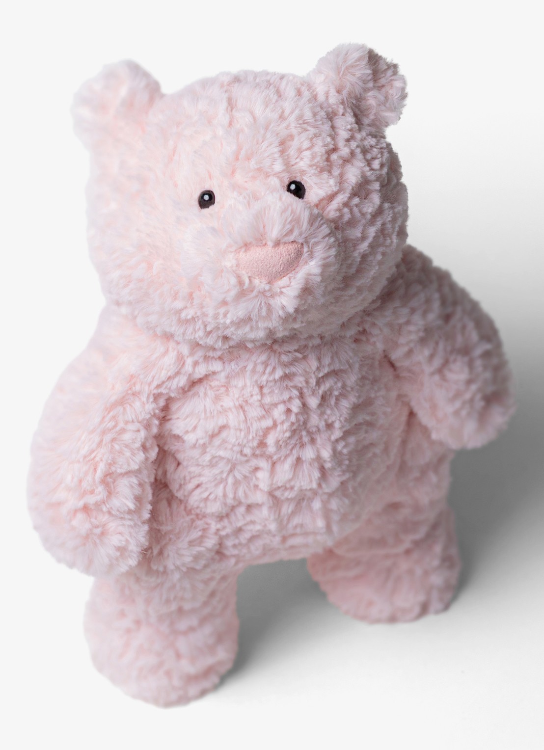 Jellycat Leola Bear Medium knuffel - voorkant 7 lichtroze