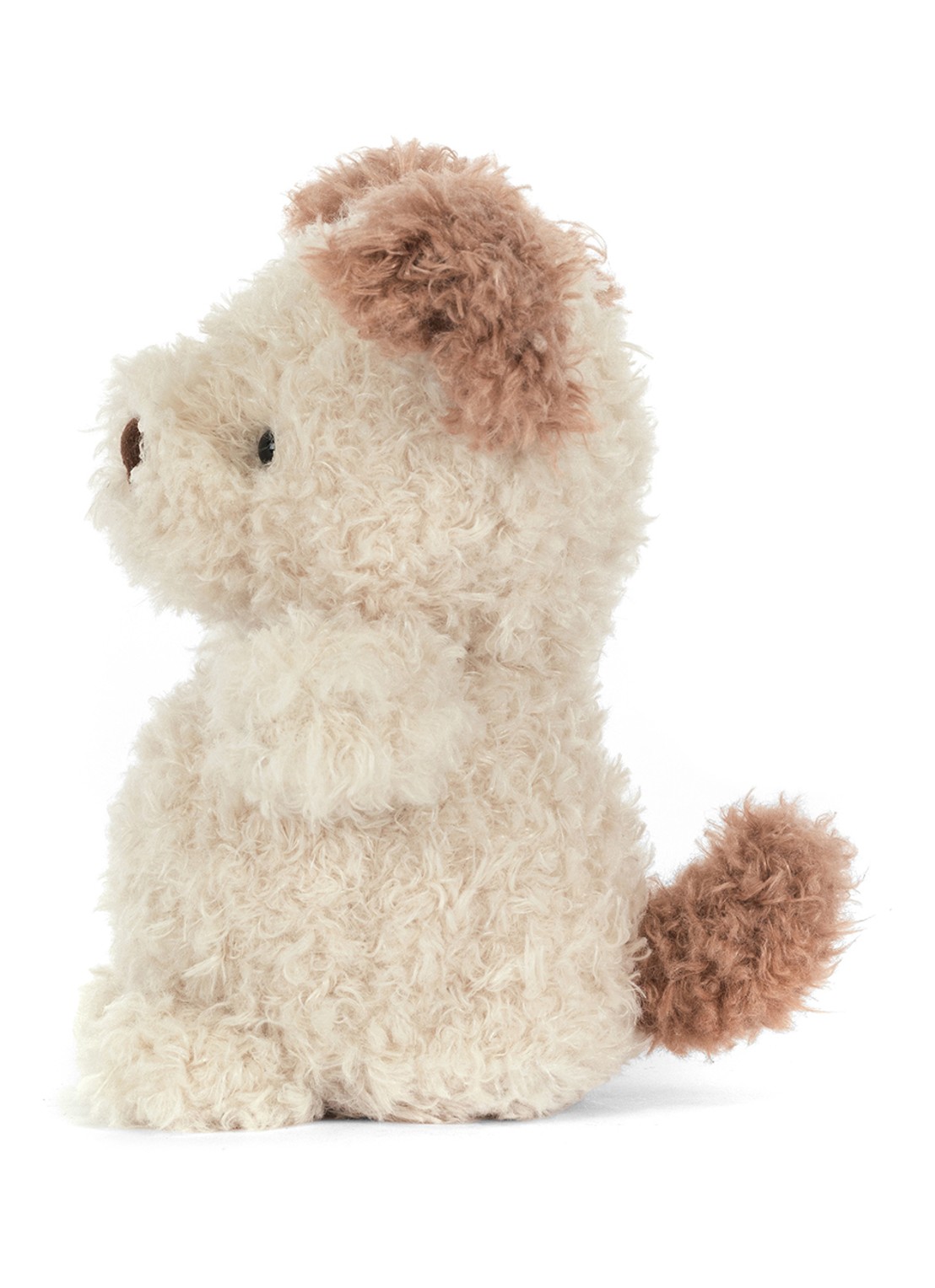 Jellycat Little Pup knuffel 18 cm  - detail 2 beige