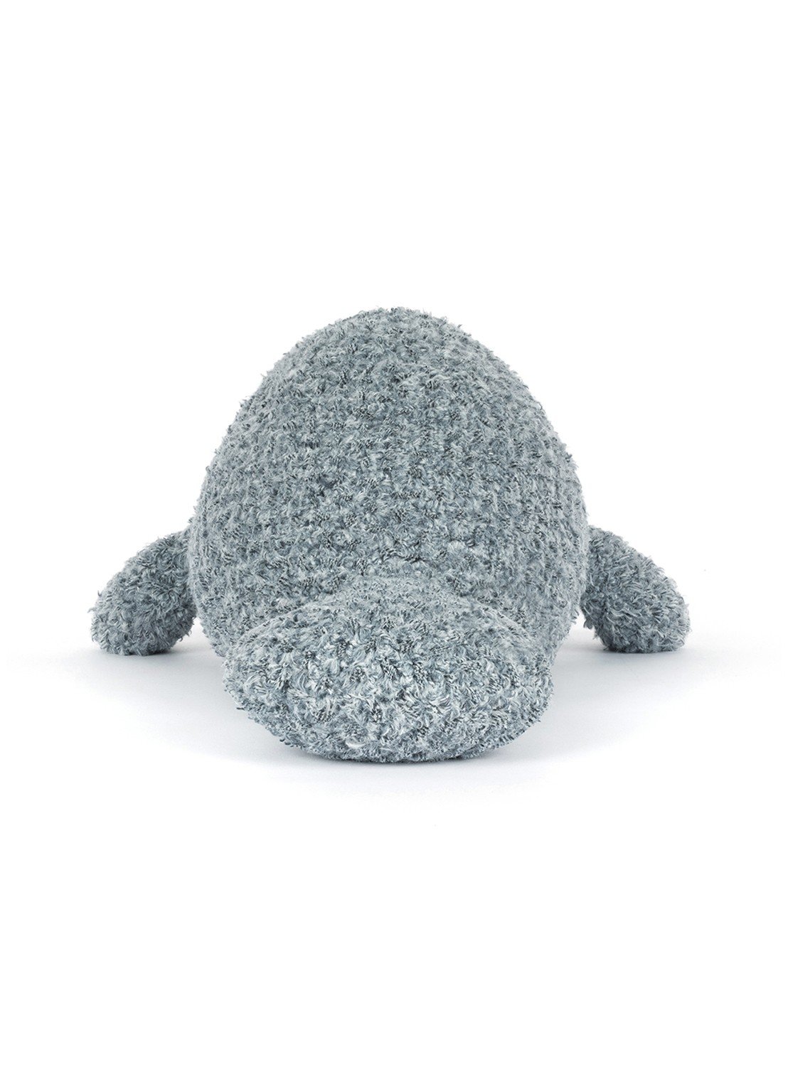 Jellycat Maffles Manatee knuffel 19 cm - achterkant 8 grijs
