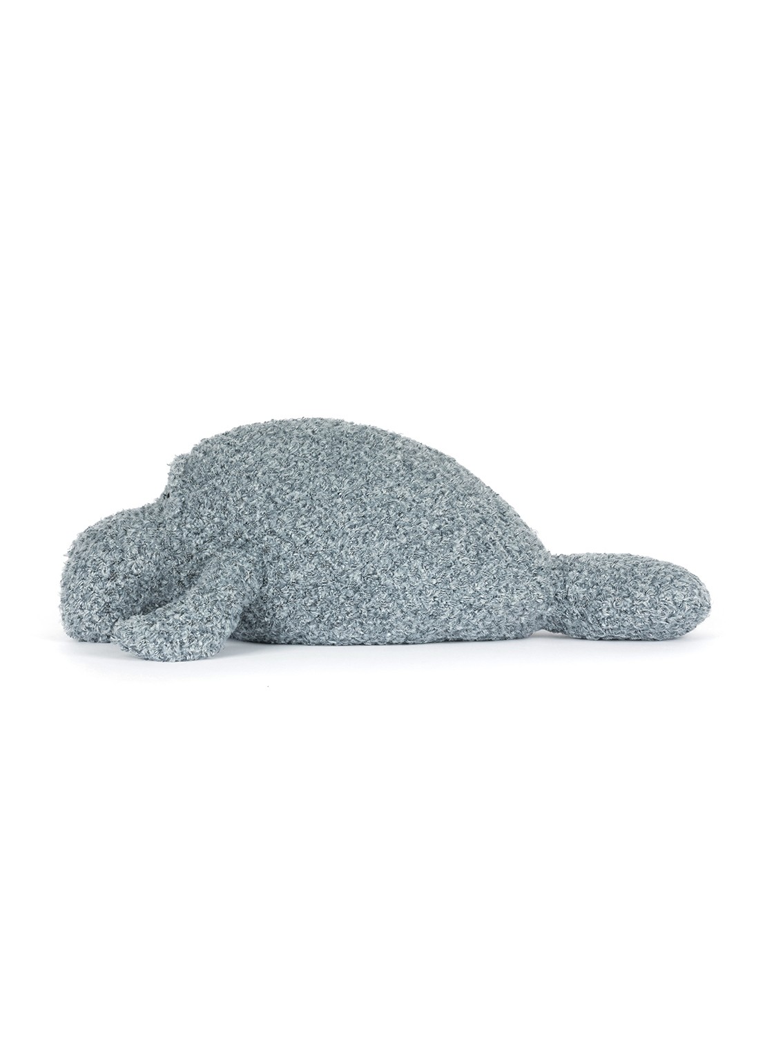 Jellycat Maffles Manatee knuffel 19 cm - detail 4 grijs