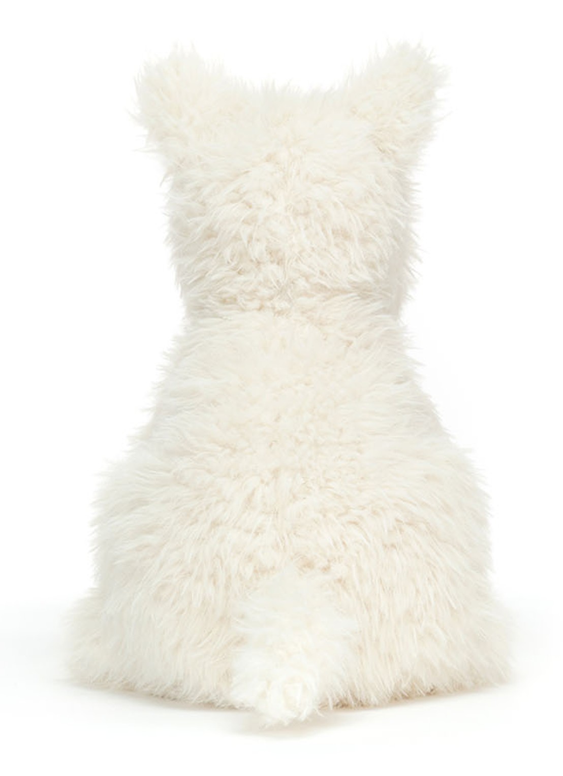 Jellycat Munro scottie dog knuffel 23 cm - detail 3 wit