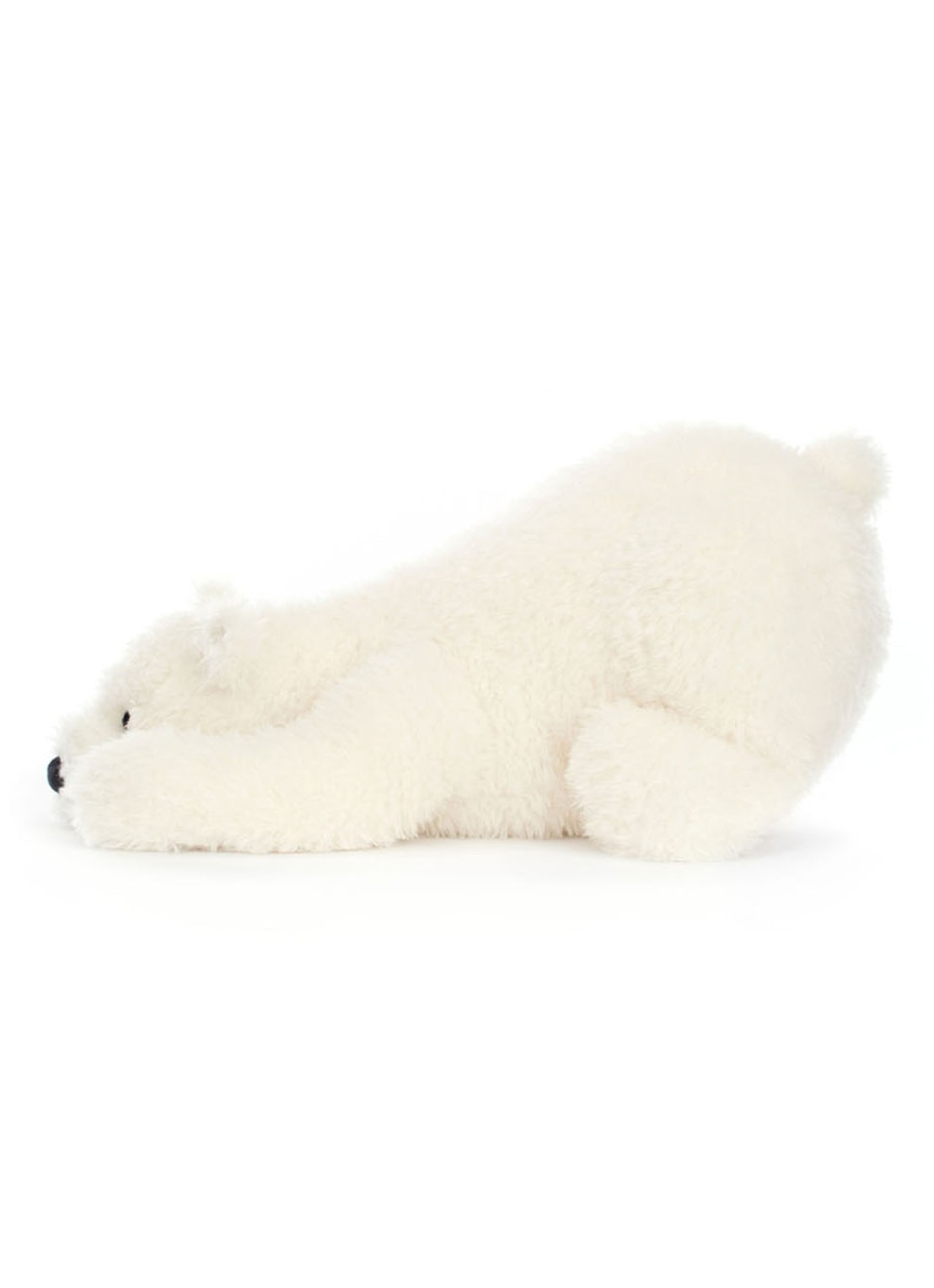 Jellycat Nozzy Polar Bear knuffel 21 cm  - voorkant 2 wit
