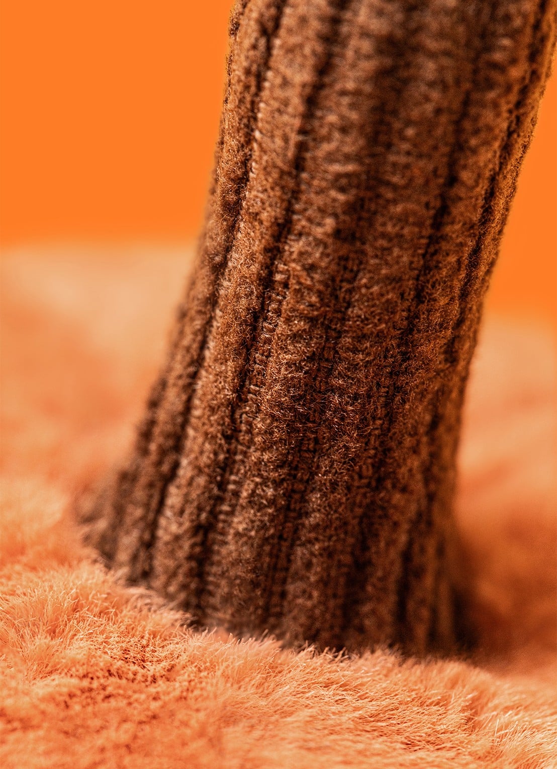 Jellycat Ooky Jack O Lantern knuffel 10 cm  - detail 3 oranje
