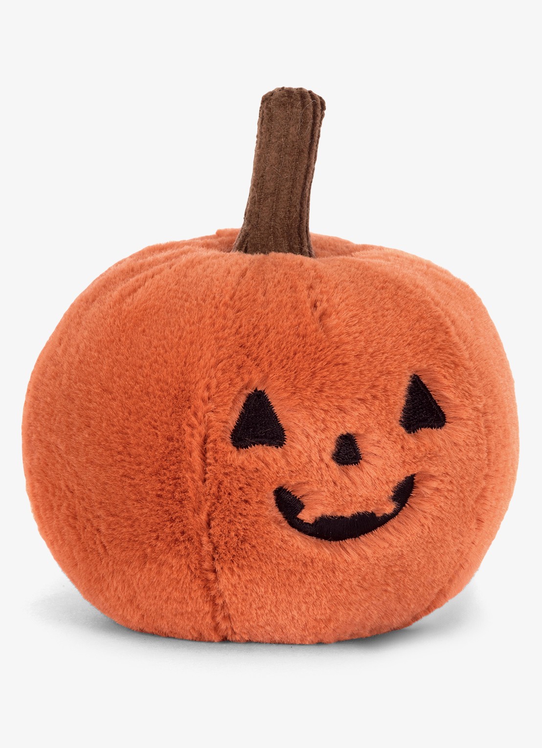 Jellycat Ooky Jack O Lantern knuffel 10 cm  - voorkant oranje