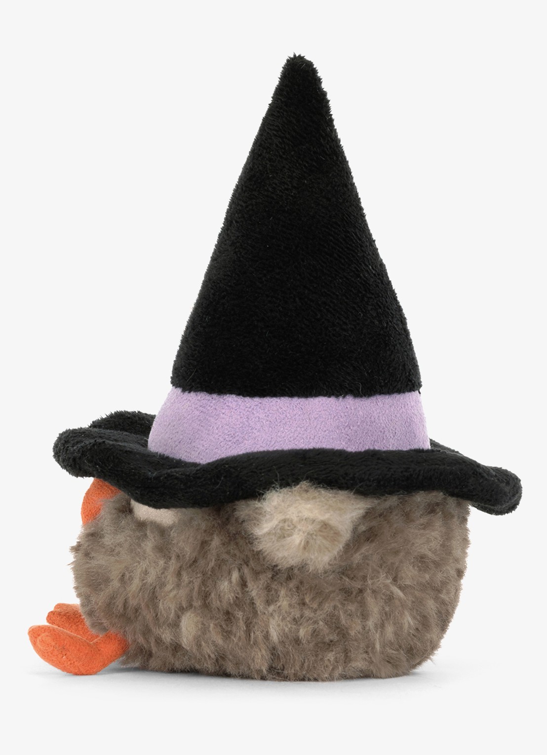 Jellycat Owl in Hat knuffel 17 cm - detail 4 grijs