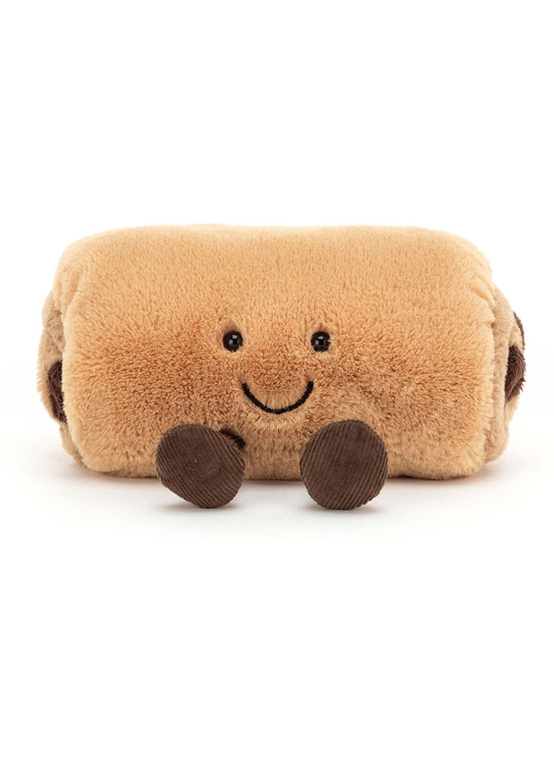 Jellycat Pain Au Chocolat knuffel 11 cm - voorkant 2 multicolor