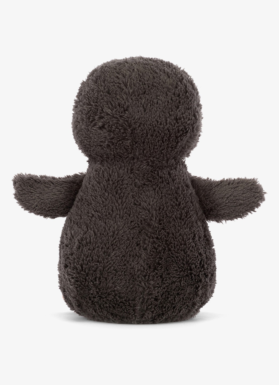 Jellycat Peanut Penguin knuffel 24 cm - achterkant antraciet