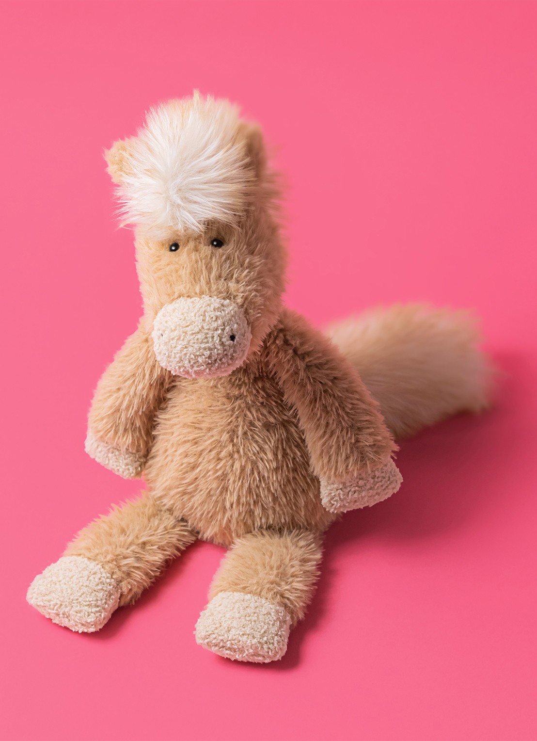 Jellycat Pony knuffel 26 cm - voorkant 4 bruin