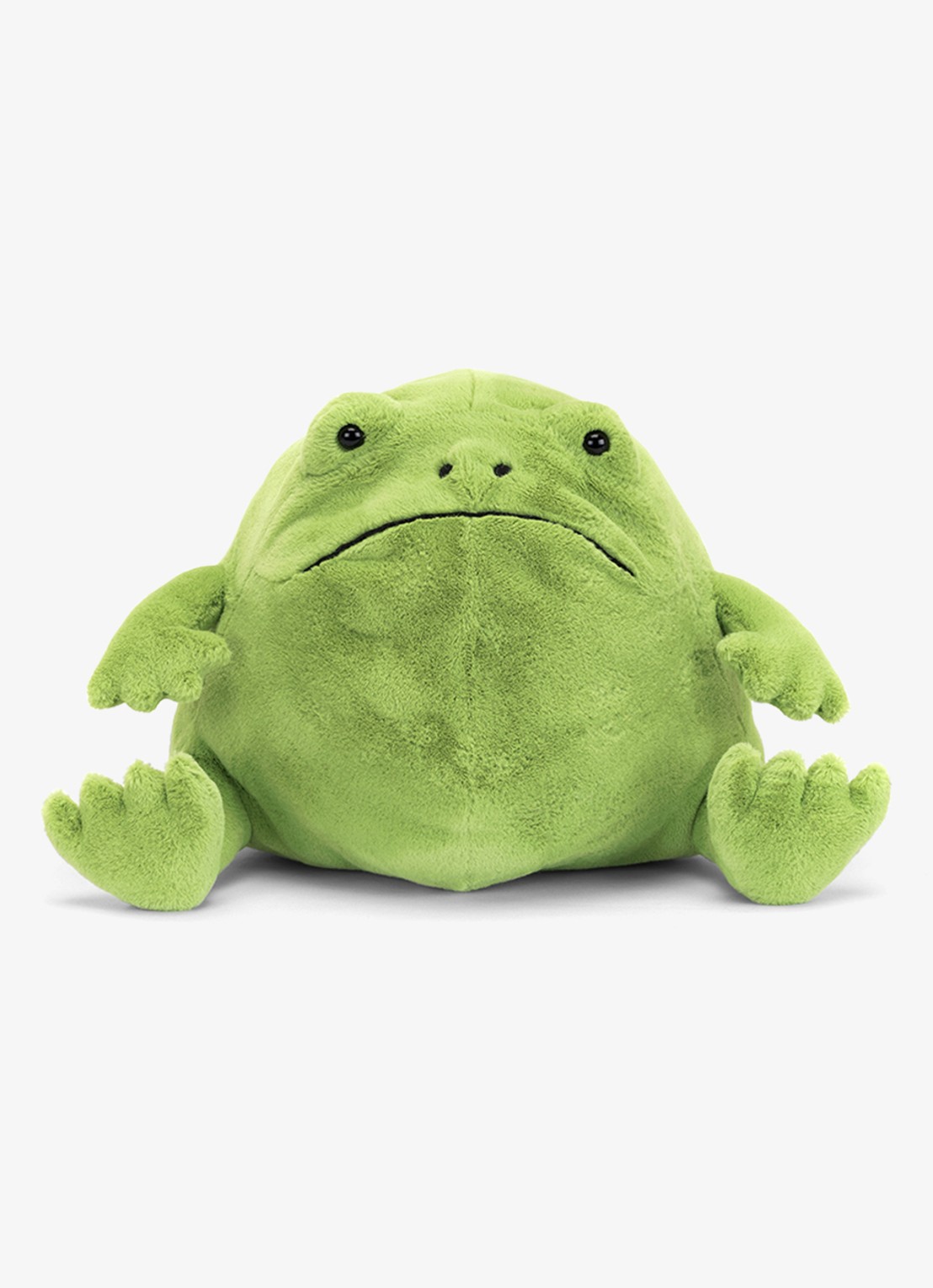Jellycat Ricky Rain Frog knuffel 15 cm - voorkant 4 multicolor