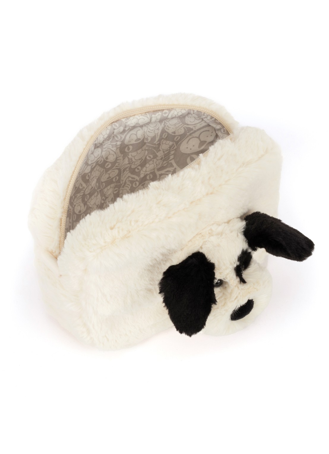 Jellycat Rufferty Puppy etui - detail 3 beige