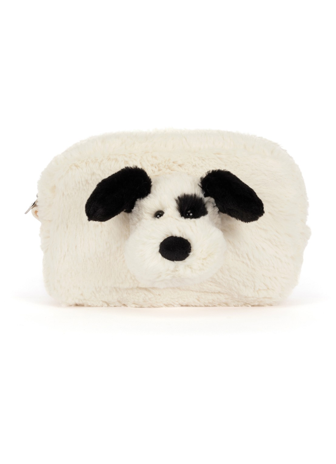 Jellycat Rufferty Puppy etui - voorkant 4 beige