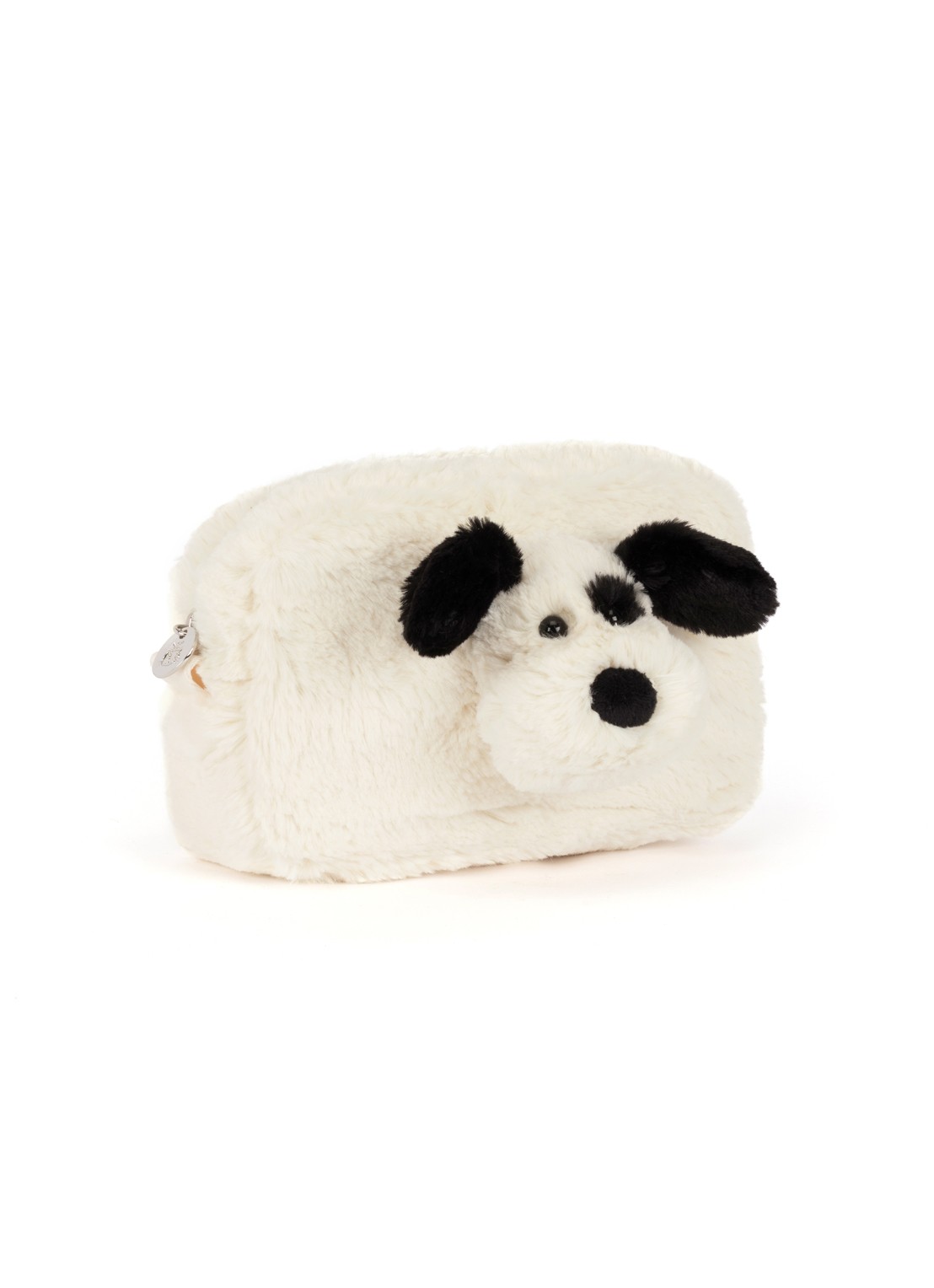 Jellycat Rufferty Puppy etui - voorkant 5 beige