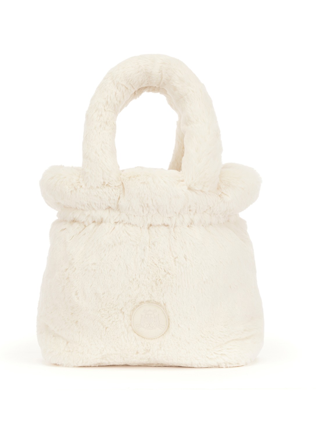 Jellycat Rufferty Puppy handtas - achterkant beige