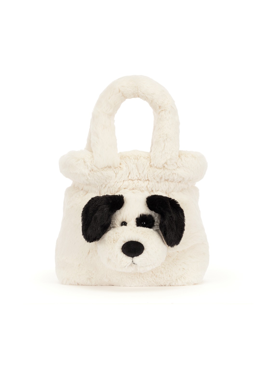 Jellycat Rufferty Puppy handtas - voorkant 3 beige