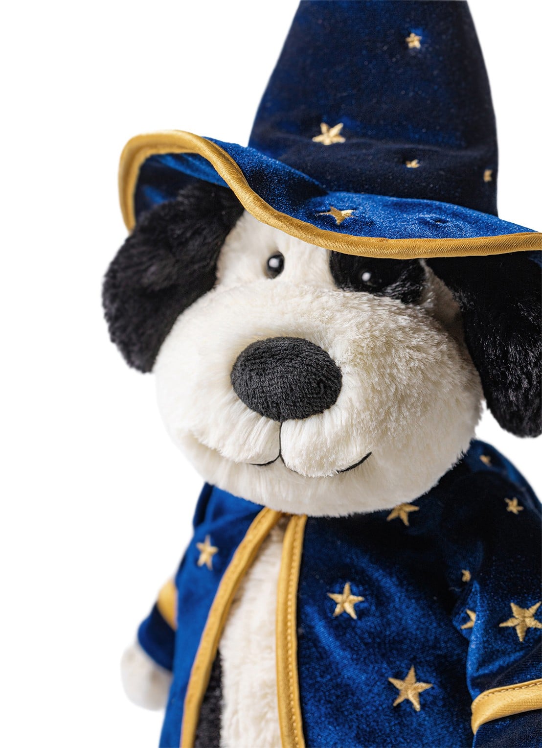 Jellycat Rufferty Puppy Wizard Outfit knuffel 31 cm - detail 3 donkerblauw
