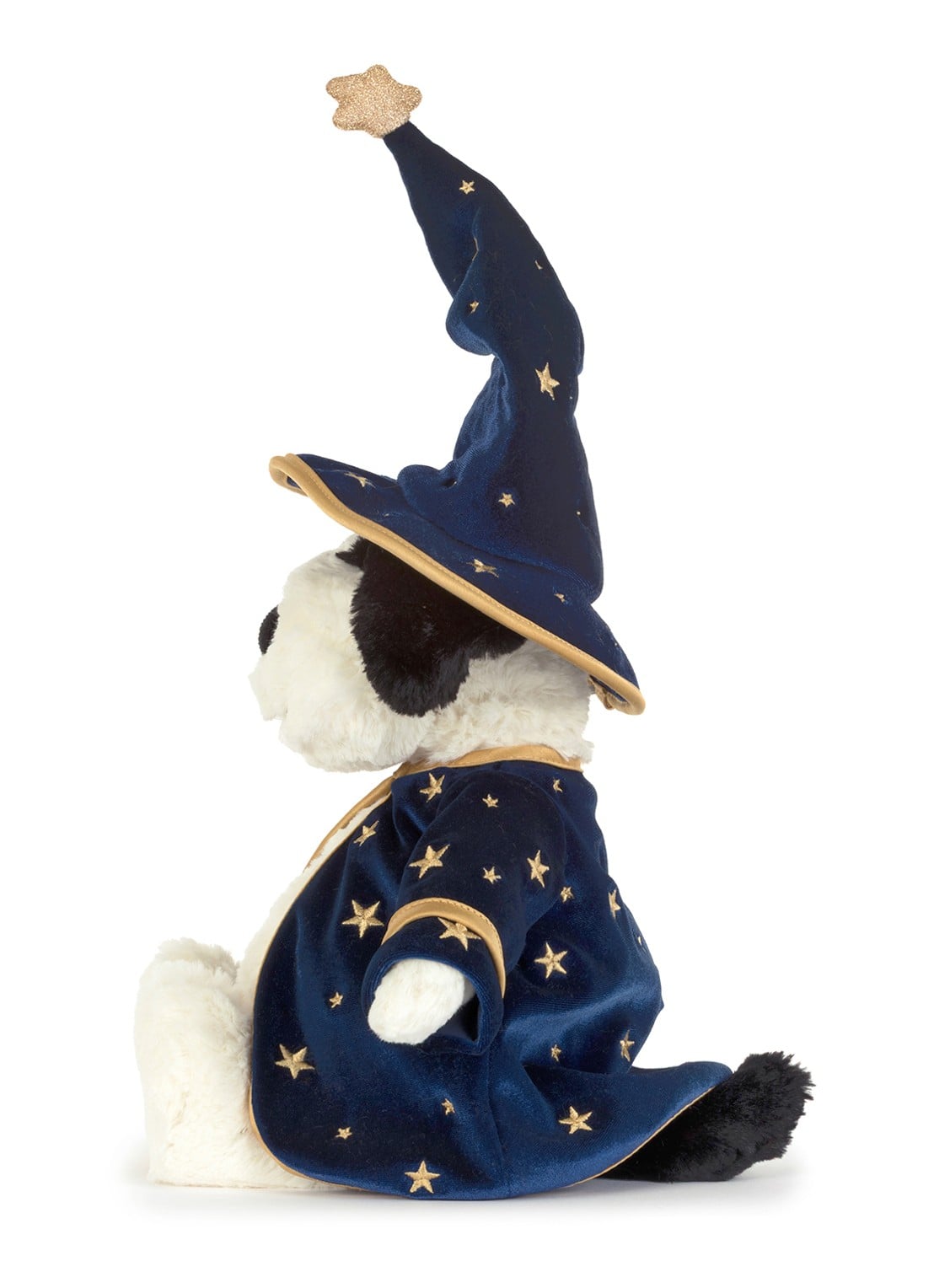 Jellycat Rufferty Puppy Wizard Outfit knuffel 31 cm - detail 5 donkerblauw