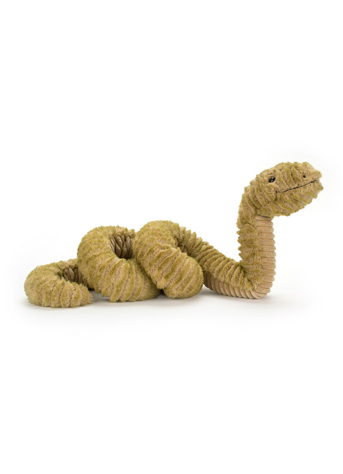 Jellycat Slither Snake 27 cm - achterkant 4 khaki