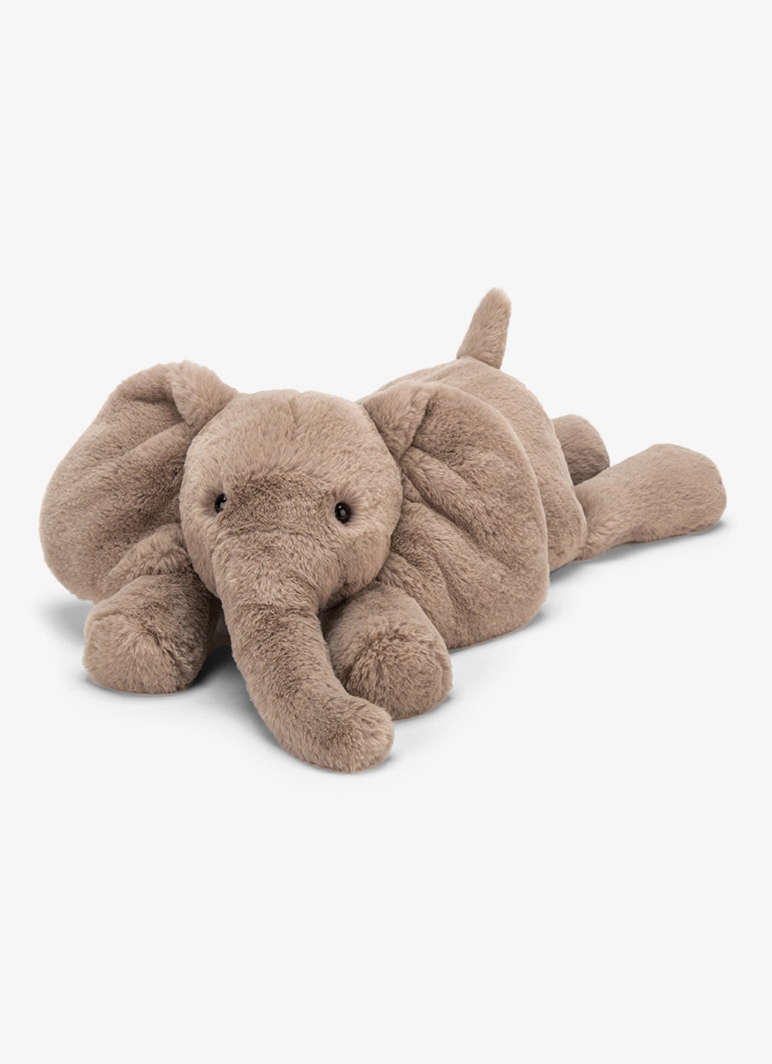 Jellycat Smudge Elephant knuffel 13 cm - voorkant 2 grijs