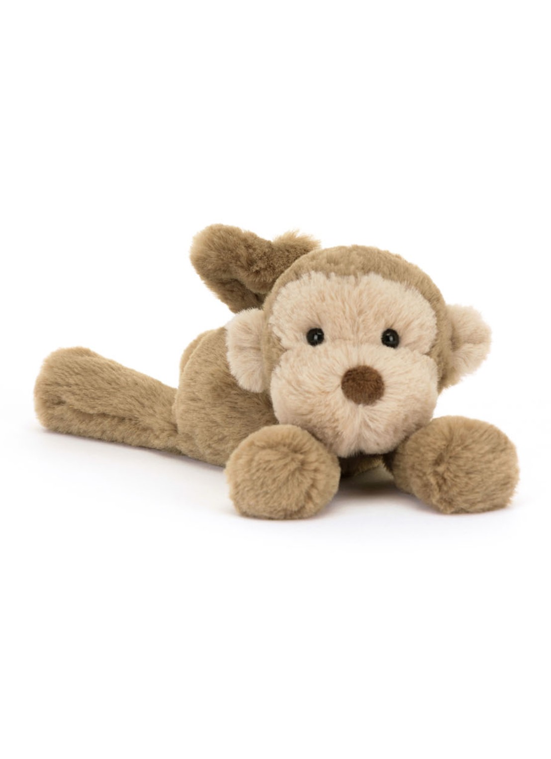 Jellycat Smudge Monkey Tiny knuffel 13 cm - voorkant multicolor