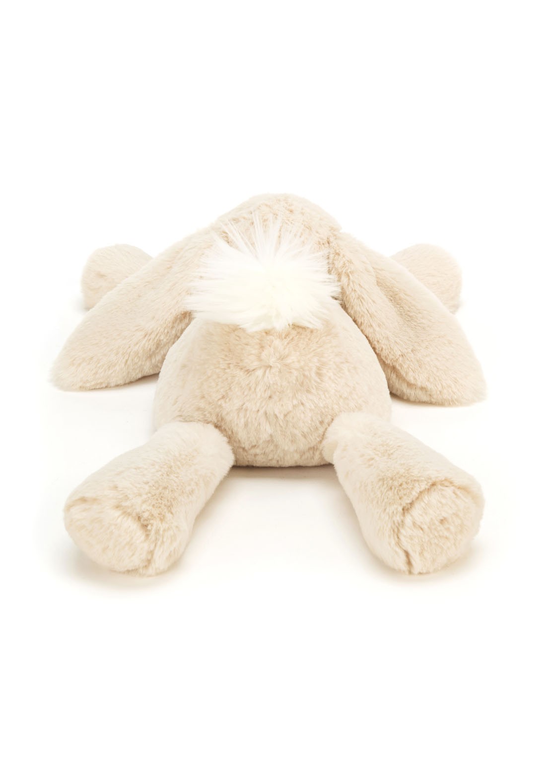 Jellycat Smudge Rabbit knuffel 13 cm - achterkant 3 gebroken wit