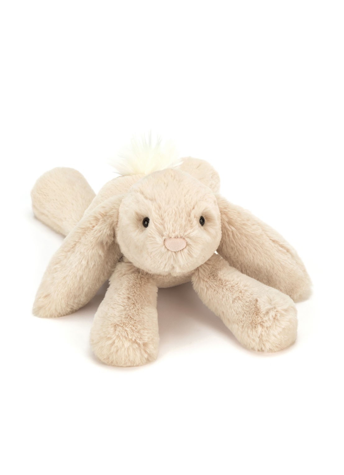 Jellycat Smudge Rabbit knuffel 13 cm - voorkant 4 gebroken wit