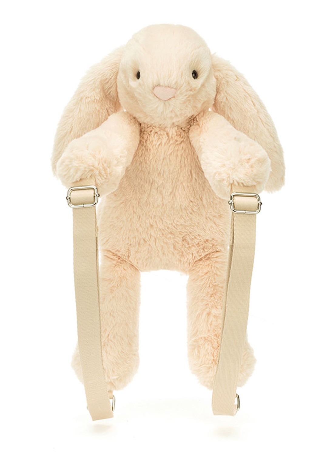 Jellycat Smudge Rabbit knuffelrugzak 43 cm - voorkant 2 multicolor