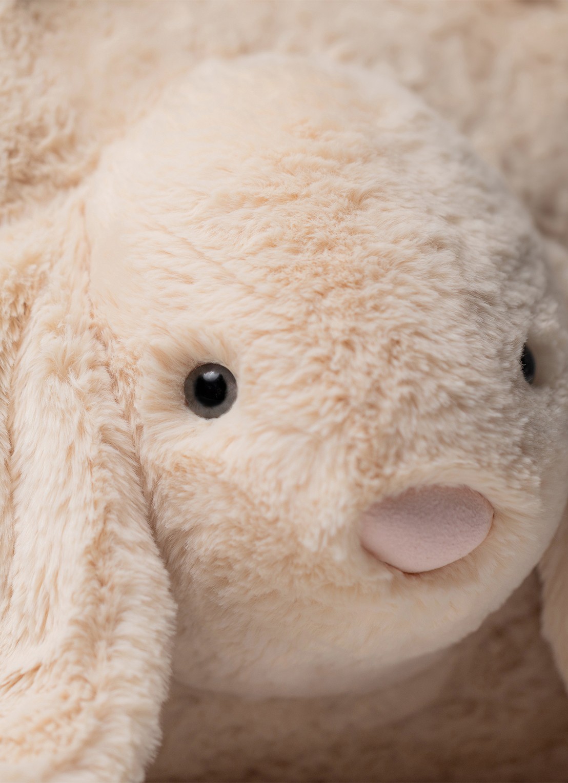 Jellycat Smudge Rabbit Tote Bag knuffel 24 cm - detail 4 multicolor