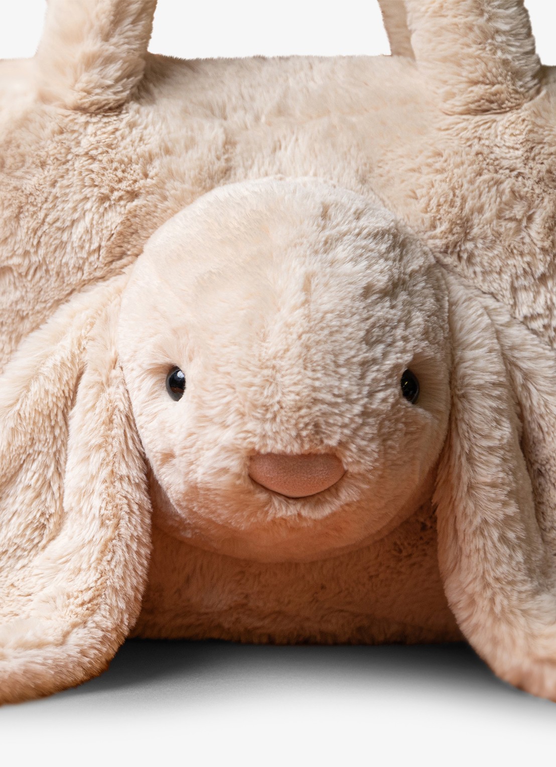 Jellycat Smudge Rabbit Tote Bag knuffel 24 cm - detail 5 multicolor