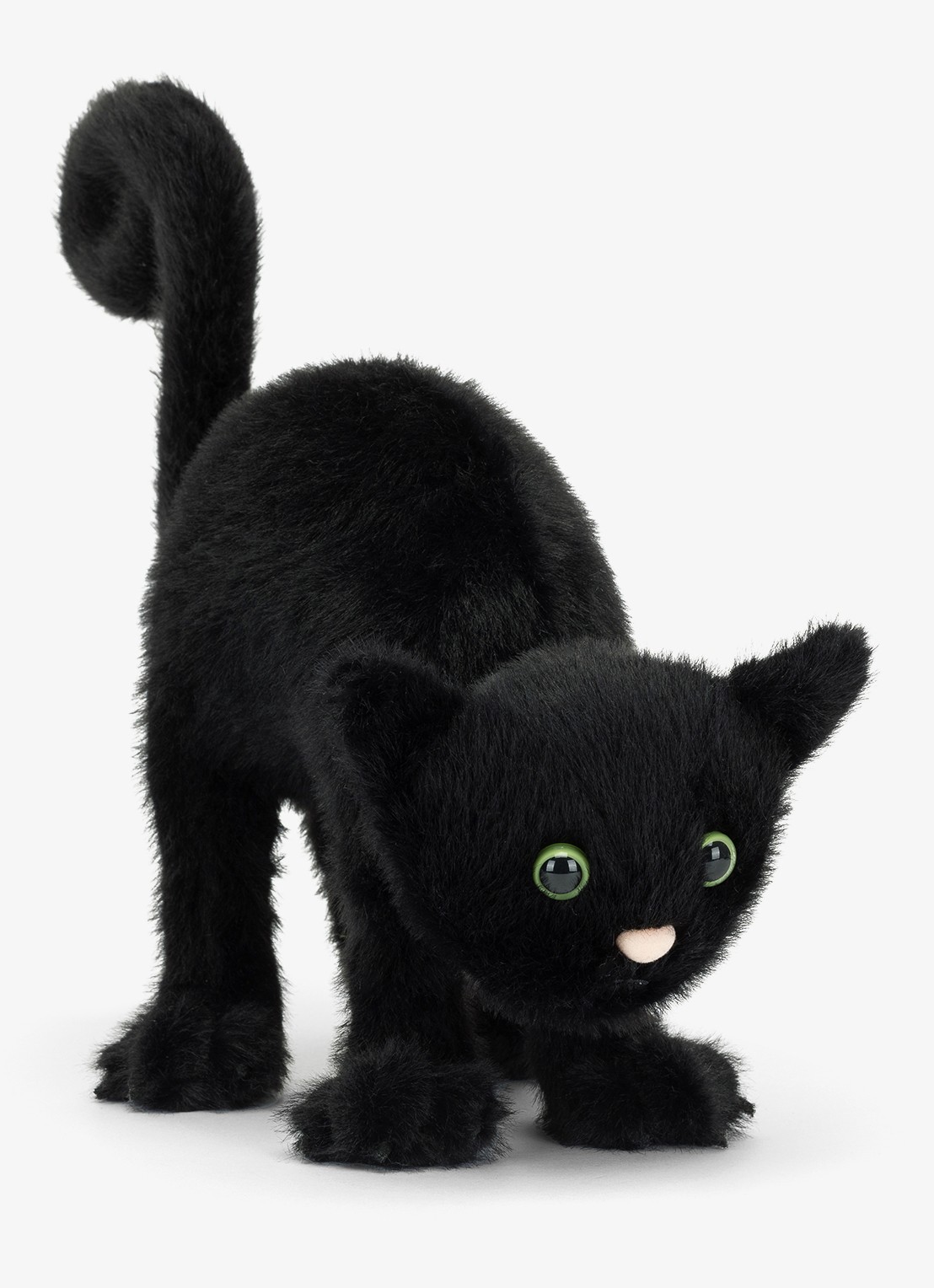 Jellycat Spookipaws Cat knuffel 20 cm  - voorkant 3 zwart