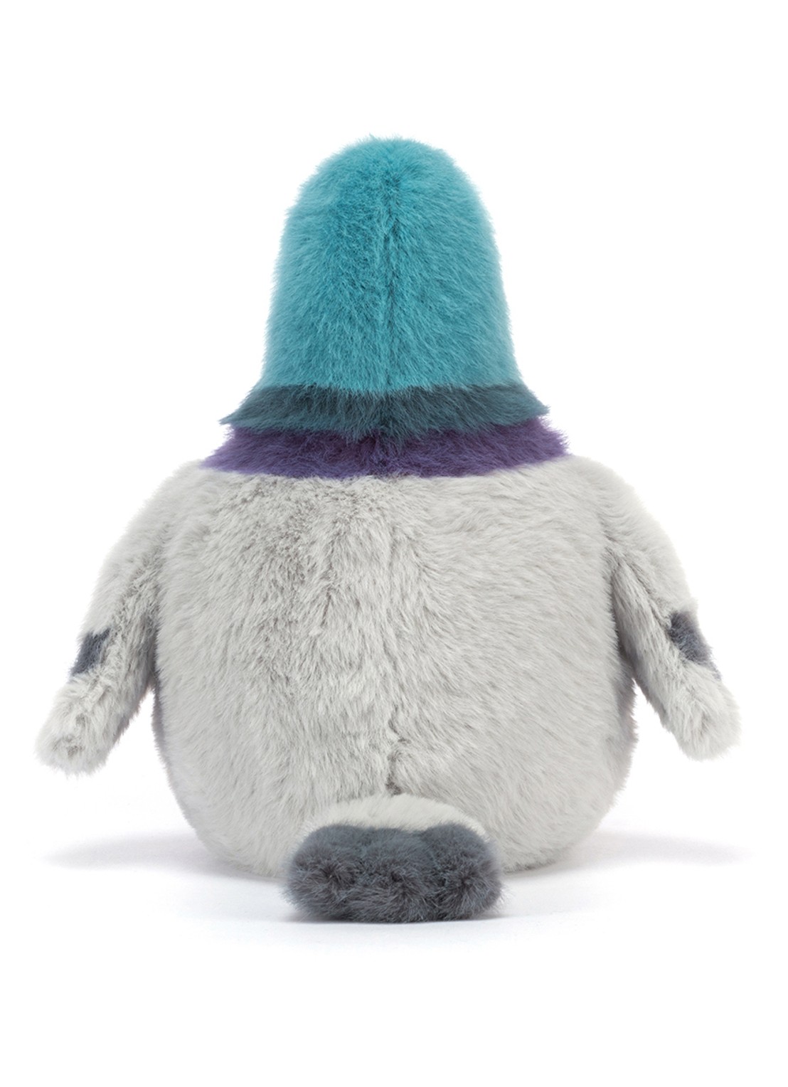 Jellycat Strutton Pigeon knuffel 22 cm  - achterkant 3 blauw