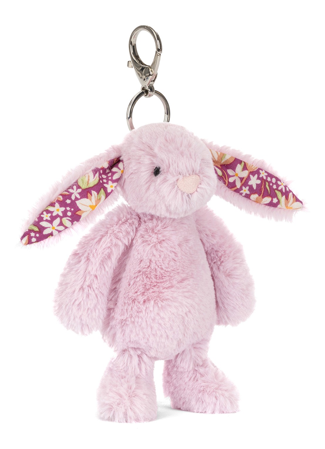 Jellycat Thistlepop Blossom Bunny Bag Charm tasbedel  - voorkant multicolor