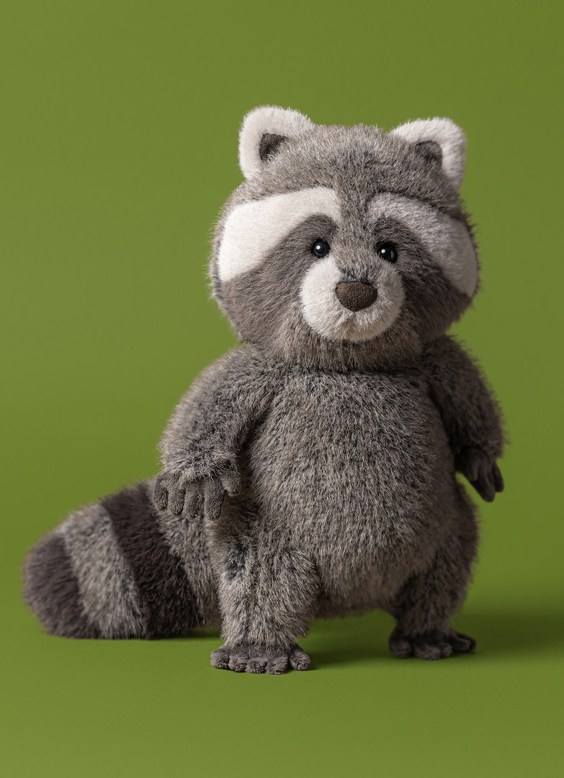 Jellycat Trixiwoo Raccoon knuffel 24 cm - detail 2 beige