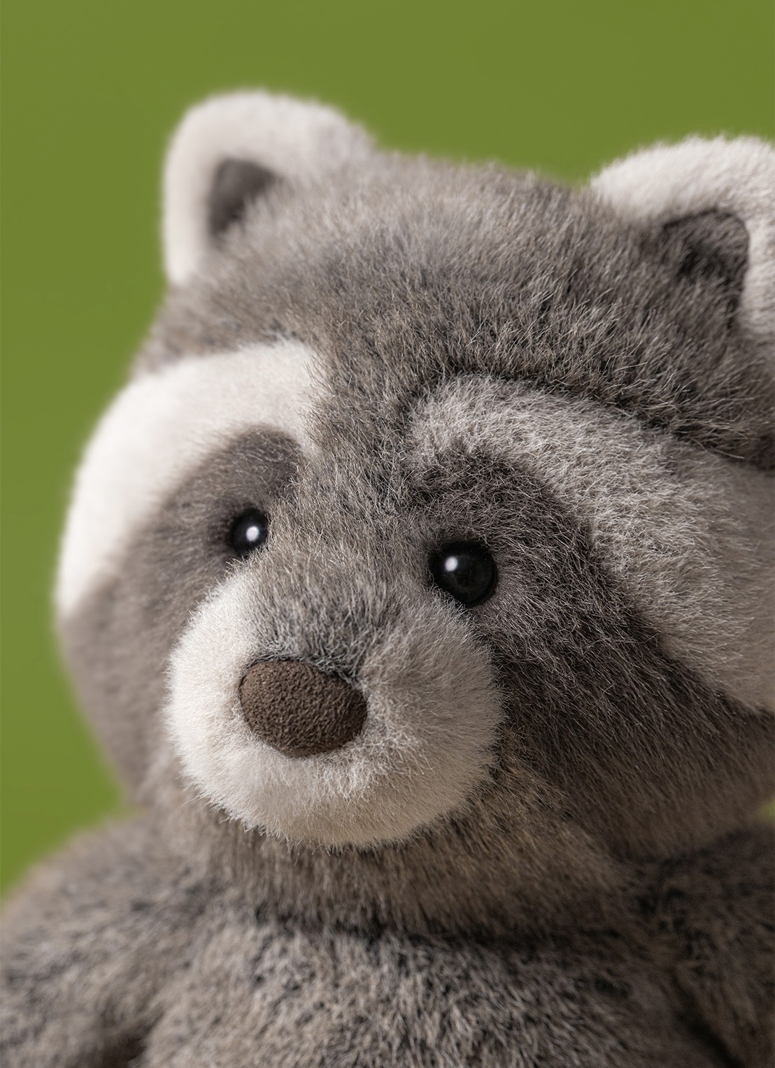 Jellycat Trixiwoo Raccoon knuffel 24 cm - voorkant 7 beige