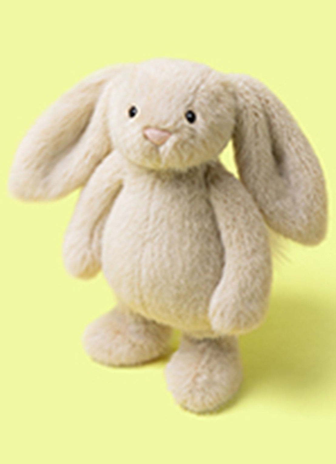 Jellycat Wheat Flufflet Bunny knuffel 18 cm - voorkant 2 multicolor