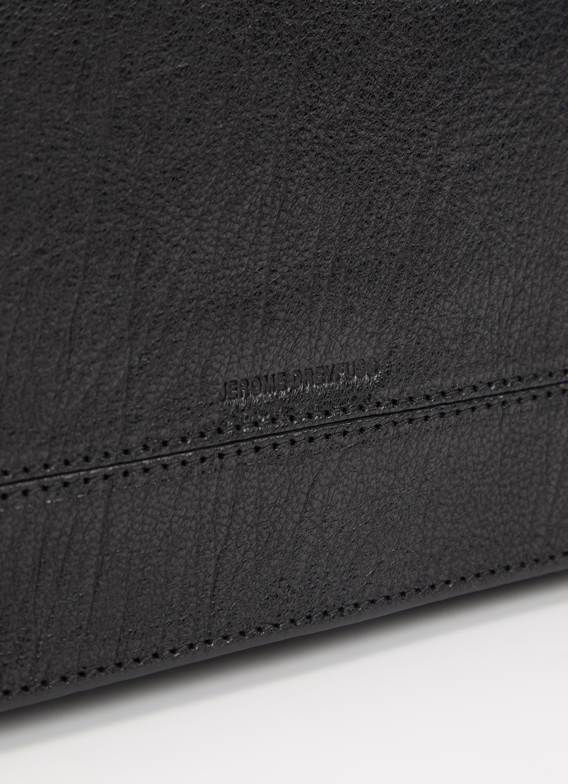 Jérôme Dreyfuss Bobi crossbodytas van geitenleer - detail 6 zwart