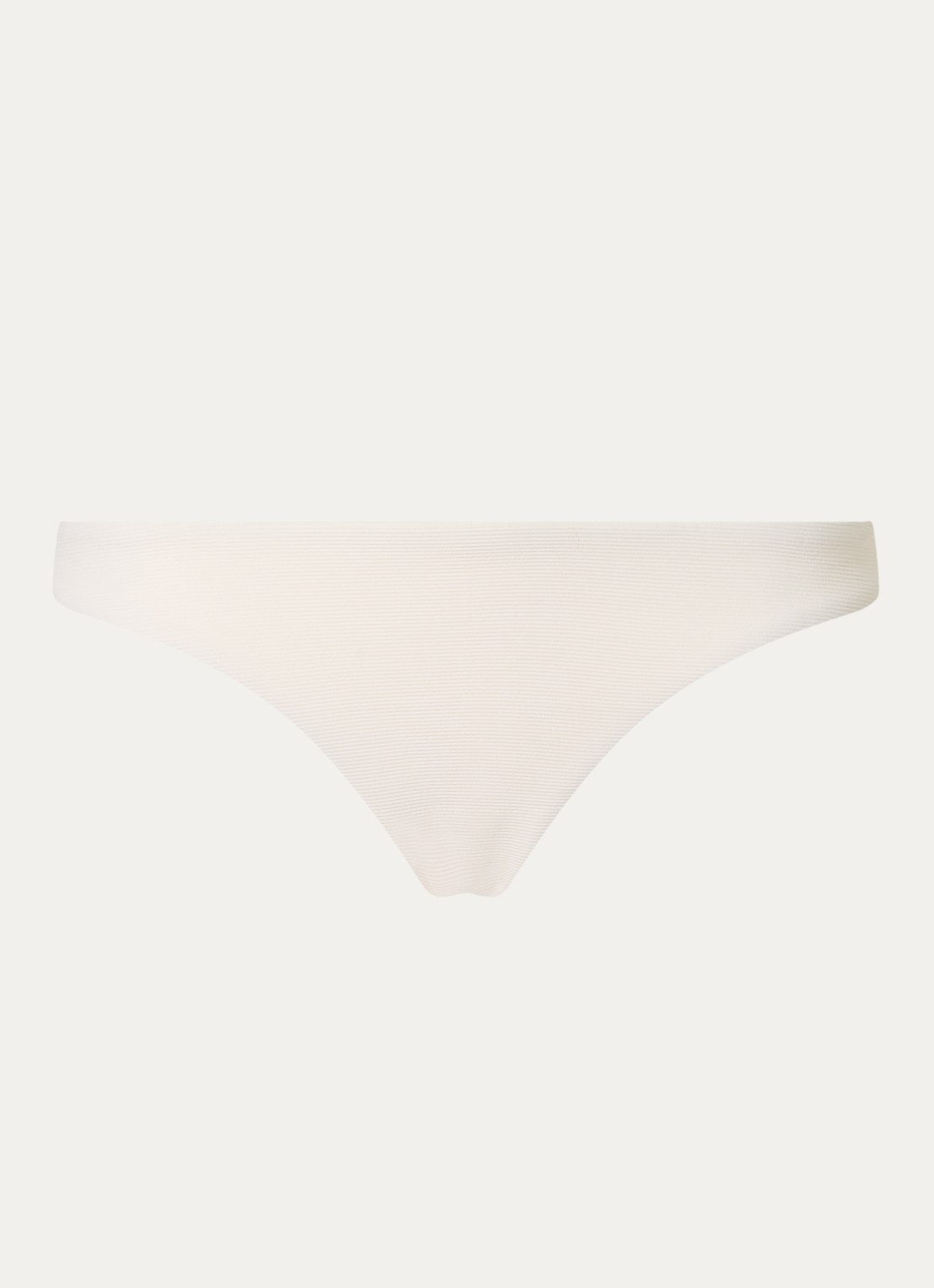 JETS Australia Isla bikinislip met ribstructuur - voorkant ivoor