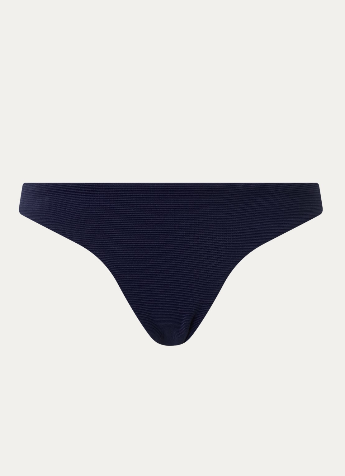 JETS Australia Isla bikinislip met ribstructuur - voorkant 2 donkerblauw