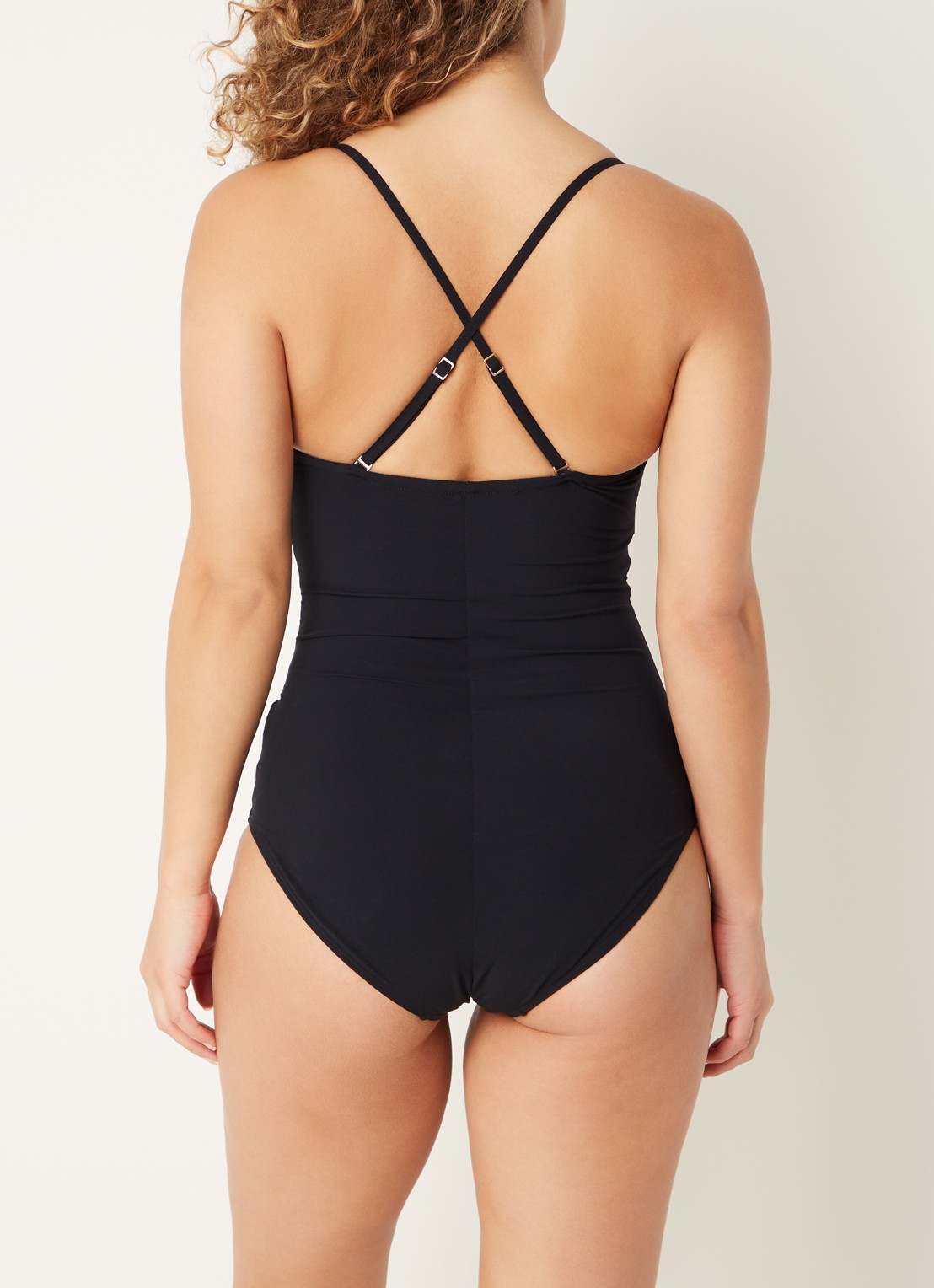 JETS Australia Jetset bandeau badpak met afneembare bandjes - detail 3 zwart