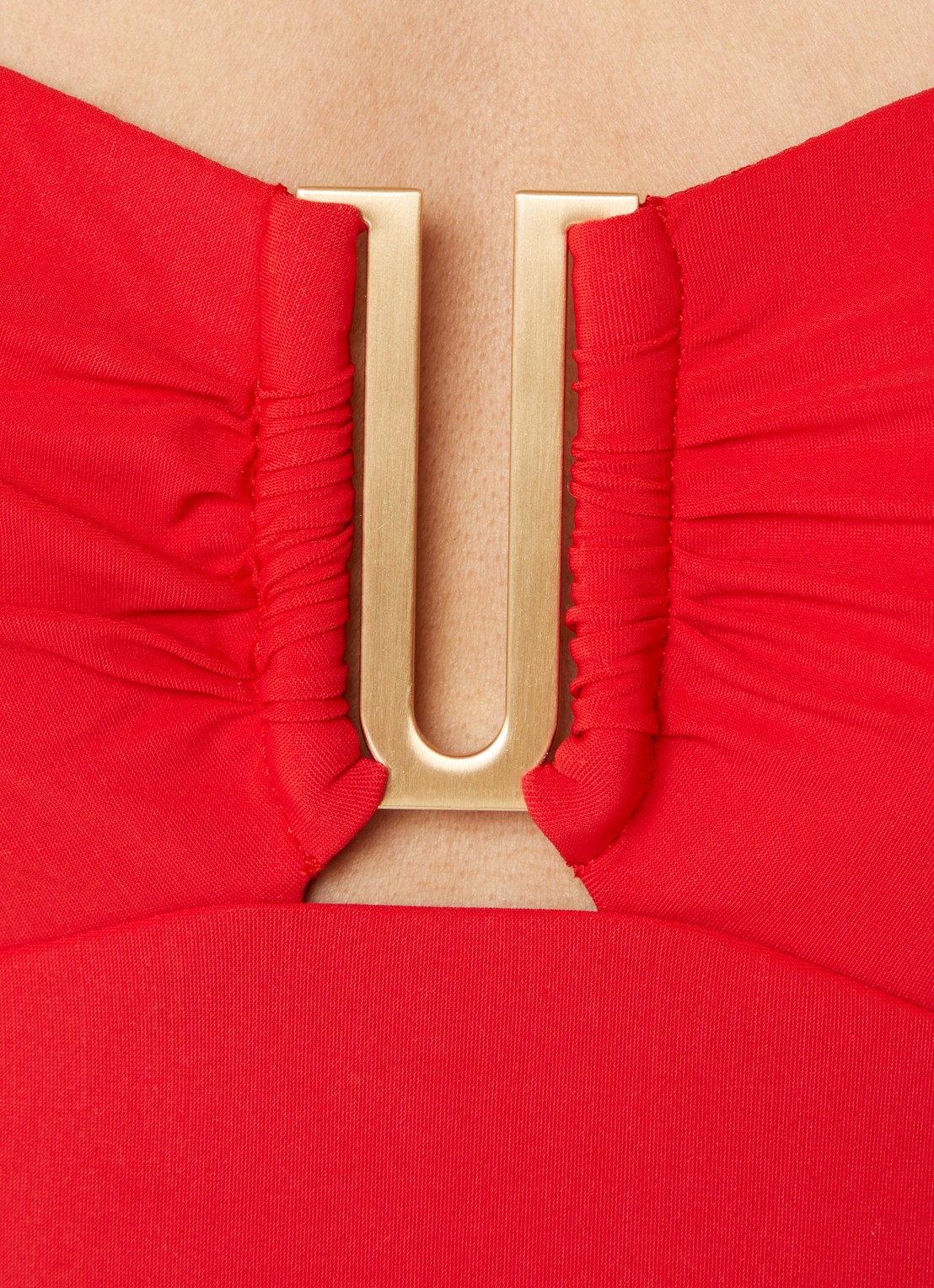 JETS Australia Jetset bandeau badpak met afneembare bandjes - detail 6 rood
