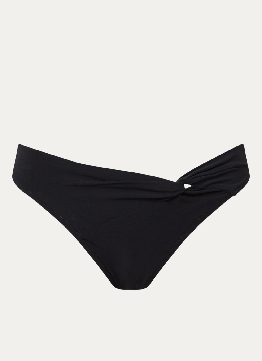 JETS Australia Jetset bikinislip met geknoopt detail - voorkant 4 zwart